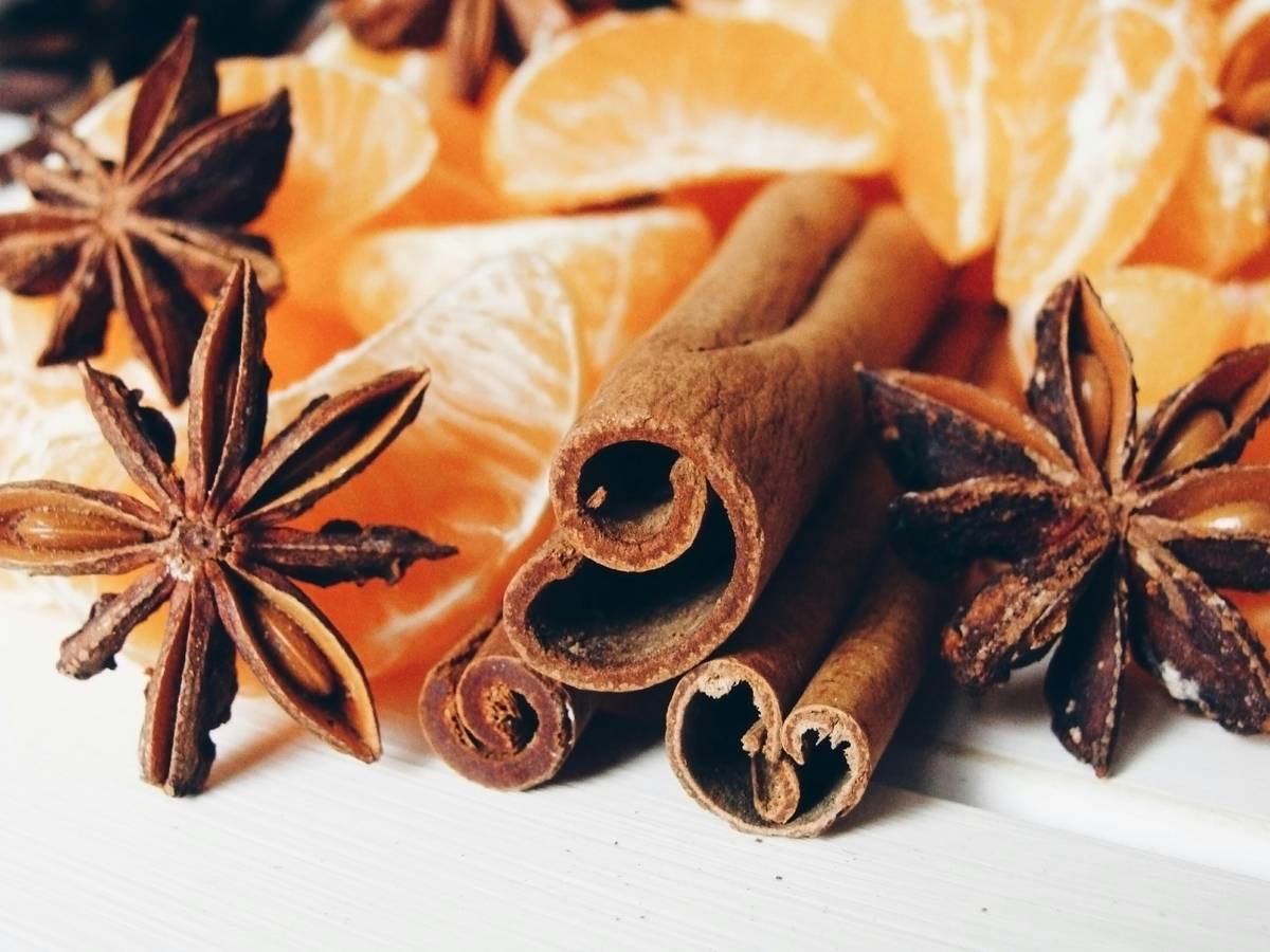 DIY setup for how to make natural home scents using citrus peels and herbs